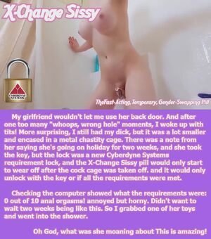 X-Change Anal Caption Chastity Sissy