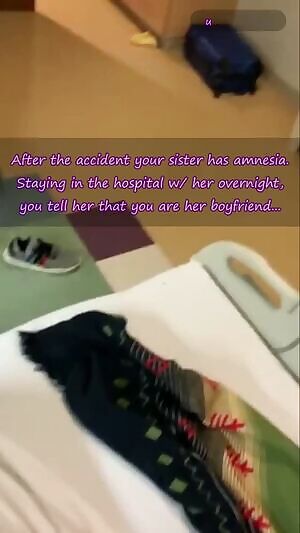 visiting little sister in the hospital after the accident