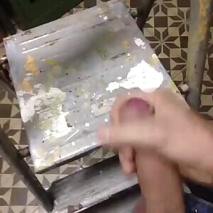 The painter with the big dick