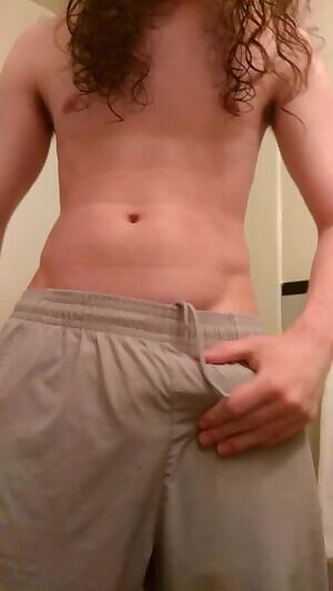 Long hair, long cock.