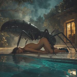 Horror Porn Monster Pool