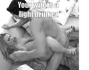 She gets flirty after a few drinks