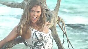 Fit slut Ronda Rousey asking to be pounded and ravaged on the beach.