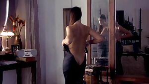 Monica Bellucci getting dressed in 