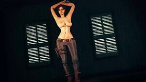 Claire model turn around Dance