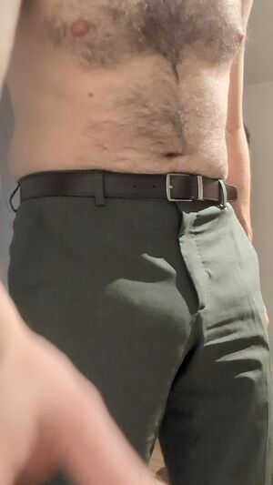 Male Underwear Fat Cock Pants Solo