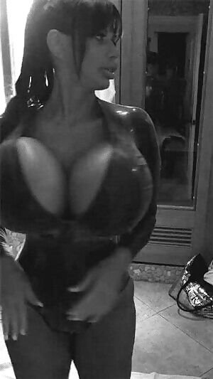 Lilly_4k in a vinyl jumpsuit for Codename Diablo