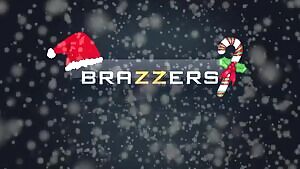 Brazzers - Xmas Sweater Party - Brooklyn Chase & Shawna Lenee