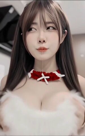 Drool/Spit Asian Babe Big Tits Boobs