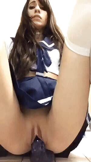 Getting herself off with her dildo