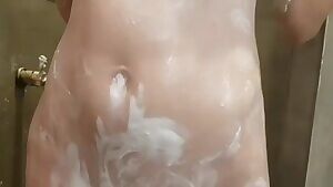 Playing with your shaving cream