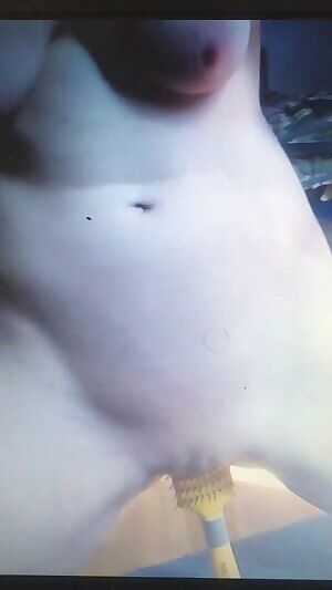 Shoving a brush up my worthless cunt.. what next?