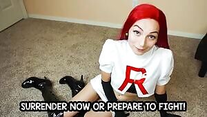 Jessie From Pokemon Fucks Ash & James