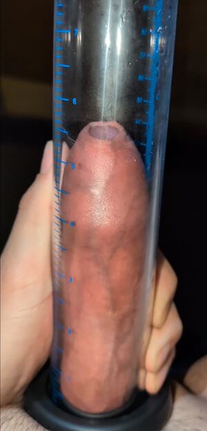 Pumped Up Cocks Cum Foreskin Penis Pump