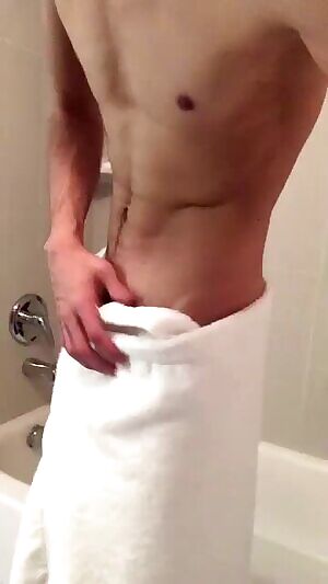 Oh no, I dropped my towel!