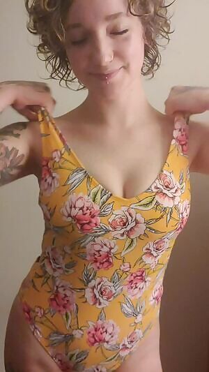 Was requested to post here! Peeling one of my favorite swimsuits of!
