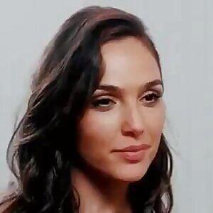 Gal Gadot licking her lips in anticipation