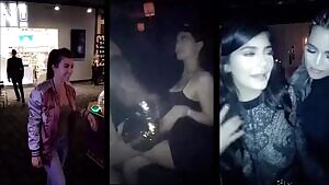 Kylie Jenner being dry humped doggy style in public by Kourtney and Khloe and given a lap dance by Kendall