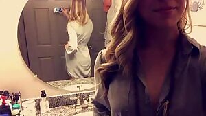 I'm back! Slide these panties down to my ankles for me?