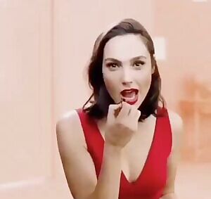 Gal Gadot getting ready to swallow your cock whole.