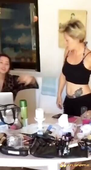 Lucy Flashing On Instagram:)