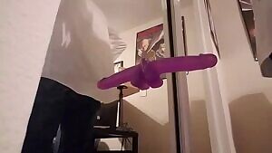 Just a horny little slut playing with himself, nothing to see here 😏