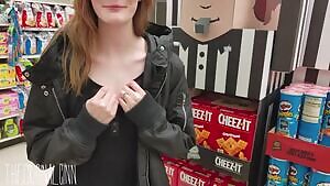 A smiley flash in the supermarket