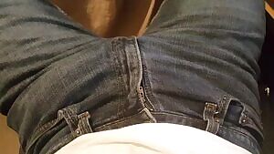 Taking off your pants one handed is oddly difficult...