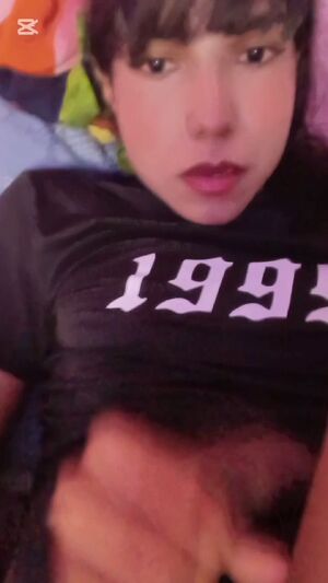 Trans Selfcum Amateur Brunette Cock Cum