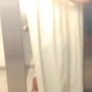 Volleyball girl presents her booty