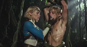 Zelda Cosplays Alien Tentacles