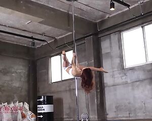 SungAh - Pole Dance in Sexy Boyshorts
