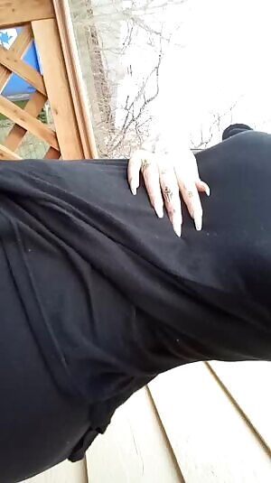 Shorty Shorts and Fishnets type of Day 🖤