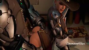Ashe getting dicked by BOB
