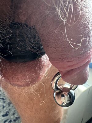 Pierced Cock Big Balls Commando
