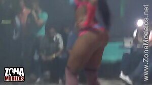 Colombian Model on the Dance Floor