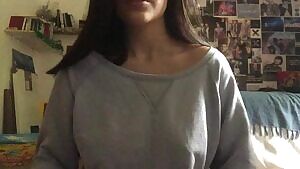 Just a shy girl & a surprisingly graceful tiddy drop.