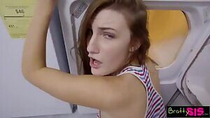 Red Head Step Sister Stuck In The Dryer Gets Fucked From Behind