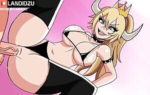 Bowsette taking it