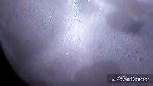 cum on black girl's pink panties