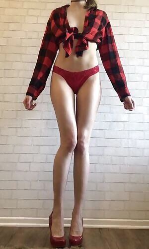 Front and back and wait for the reveal