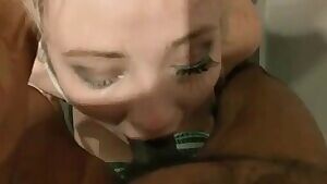 misha mayfair gives sloppy throat