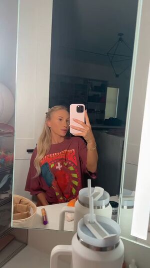 Belly Play Abs Blonde Homemade Mirror