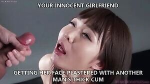 She's a cumslut for him