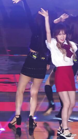 Joy shaking her hips