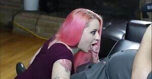 Tongue Job Makes Him Cum Uncontrollably