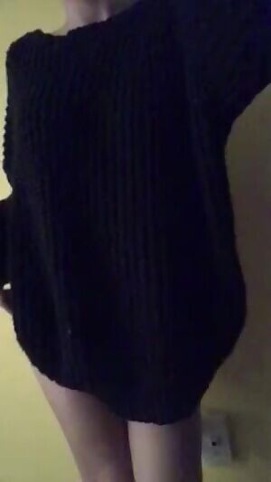 A peek under my oversized sweater... & there is so much more to see 😈🔥 Direct me in your own Custom ; find out how you measure up in a ; Lifetime .