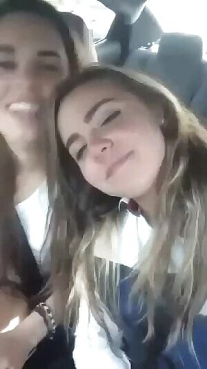 Making out in car