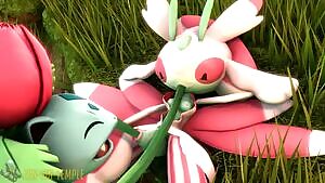 Lurantis and Ivysaur's Vines
