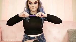 Blowing Up Balloons While Masturbating